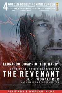 Das deutsche Kinoposter zu 'The Revenant - Der Rückkehrer'. (Copyright: 20th Century Fox, 2015)
