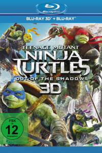 Das deutsche Cover zu 'Teenage Mutant Ninja Turtles: Out of the Shadows' (Copyright: Paramount Pictures, 2016)
